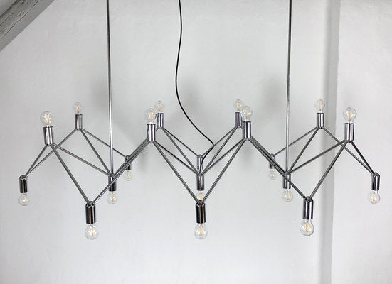 Large Chandelier from Kinkeldey Lights, Germany, 1960s-FFL-1269550