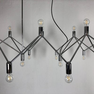 Large Chandelier from Kinkeldey Lights, Germany, 1960s-FFL-1269550