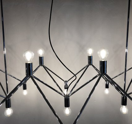 Large Chandelier from Kinkeldey Lights, Germany, 1960s-FFL-1269550