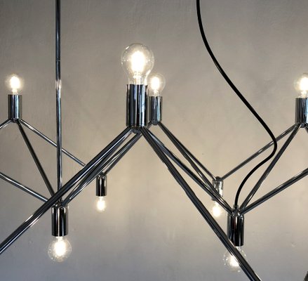 Large Chandelier from Kinkeldey Lights, Germany, 1960s-FFL-1269550