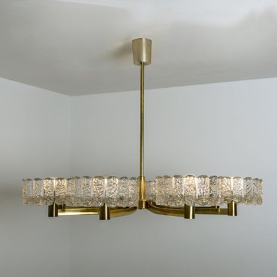 Large Chandelier from Orrefors, 1960s-VDW-1780869