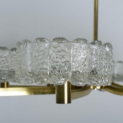 Large Chandelier from Orrefors, 1960s-VDW-1780869