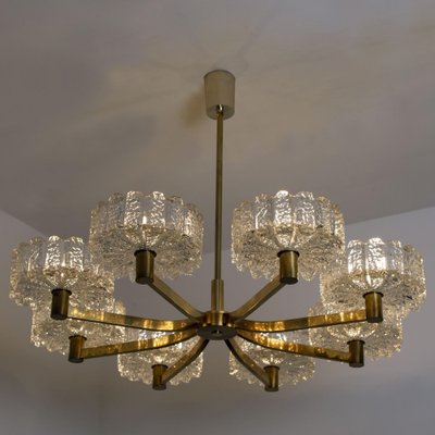 Large Chandelier from Orrefors, 1960s-VDW-1780869