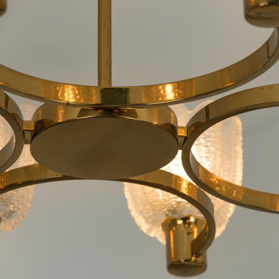 Large Chandelier from Orrefors, 1960s-VDW-1780869