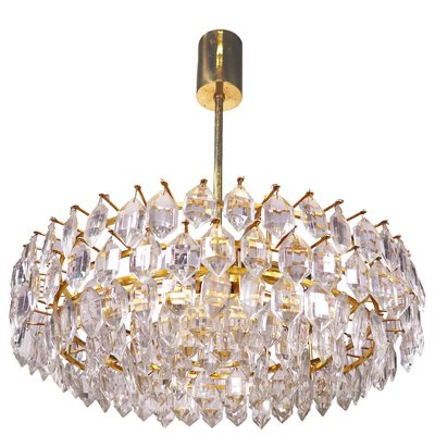 Large Chandelier in Crystal & Brass from Lobmeyr / Bakalowits & Sons-DEK-932549