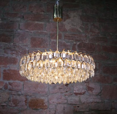 Large Chandelier in Crystal & Brass from Lobmeyr / Bakalowits & Sons-DEK-932549