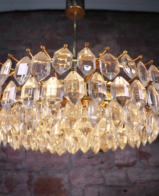 Large Chandelier in Crystal & Brass from Lobmeyr / Bakalowits & Sons-DEK-932549