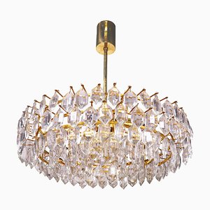 Large Chandelier in Crystal & Brass from Lobmeyr / Bakalowits & Sons-DEK-932549