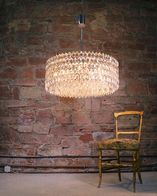 Large Chandelier in Crystal & Silver from Lobmeyr / Bakalowits & Sons-DEK-932664