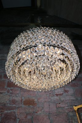 Large Chandelier in Crystal & Silver from Lobmeyr / Bakalowits & Sons-DEK-932664