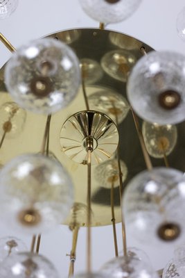 Large Chandelier in Gilded Brass and Decorative Balls, 1970s-CEJ-2026351