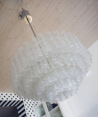 Large Chandelier with Murano Glass Tubes, 1960s, Germany-DEK-932648