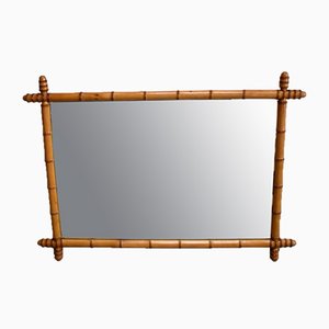 Large Cherry & Bamboo Rectangular Mirror, 1920s-RVK-731394