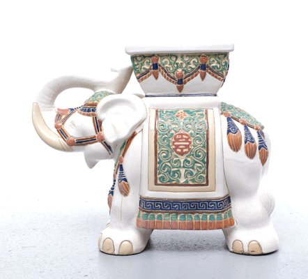 Large Chinese Elephant Jardiniere, 1970s-GCG-1405567