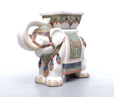 Large Chinese Elephant Jardiniere, 1970s-GCG-1405567