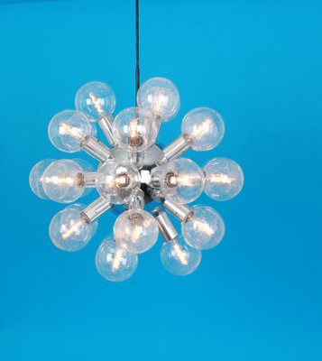 Large Chrome Atomium Chandelier from Kalmar, Austria, 1970s-UGR-1085398