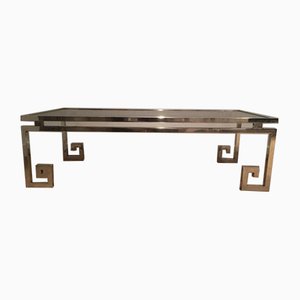 Large Chrome Coffee Table, 1970s-BA-658598