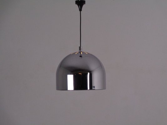 Large Chrome-Plated Ceiling Lamp from Staff, 1960s-RDW-843264