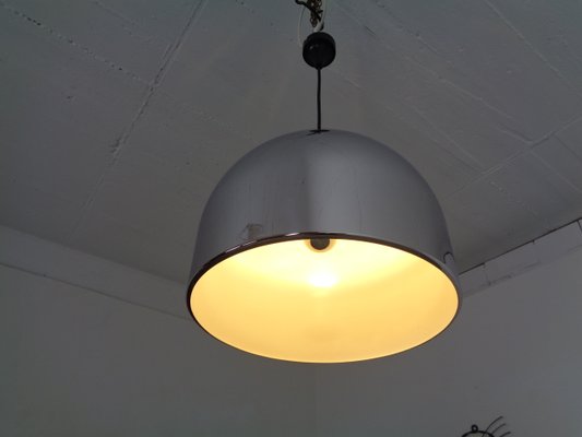 Large Chrome-Plated Ceiling Lamp from Staff, 1960s-RDW-843264