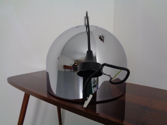 Large Chrome-Plated Ceiling Lamp from Staff, 1960s-RDW-843264