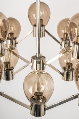 Large Chrome Sputnik Chandelier in the Style of Sciolari, Germany, 1960s-UGR-1325523