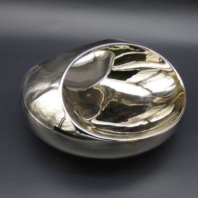 Large Chromed Porcelain Bowl from Rosenthal-WK-1153481