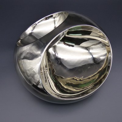 Large Chromed Porcelain Bowl from Rosenthal-WK-1153481