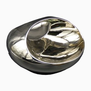 Large Chromed Porcelain Bowl from Rosenthal-WK-1153481