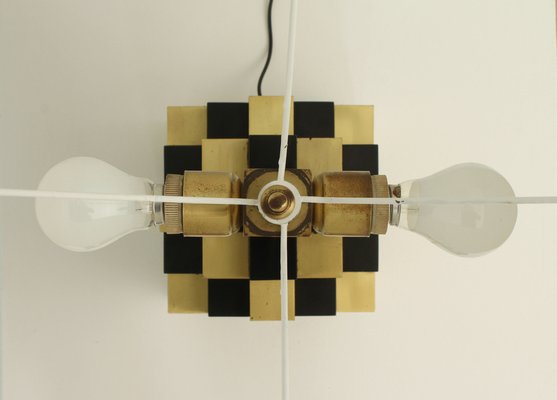 Large Cityscape Table Lamp from Lumica, 1970s-UB-1785156