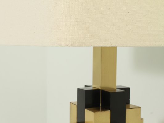 Large Cityscape Table Lamp from Lumica, 1970s-UB-1785156