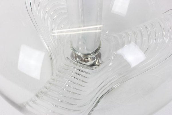 Large Clear Glass Pendant Light by Koch & Lowy for Peill & Putzler, Germany, 1970s-UGR-1085878