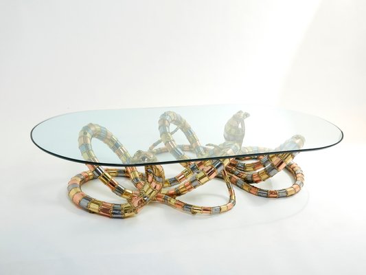 Large Cobra Sculpture Coffee Table by Isabelle Faure, 1970s-YJA-1345916