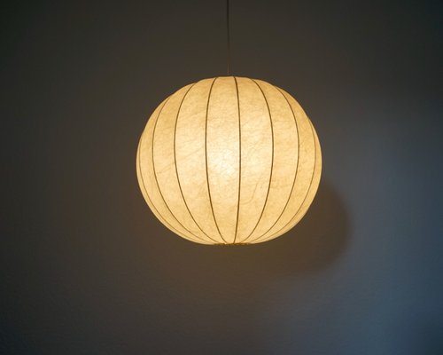 Large Cocoon Pendant Lamp, 1960s-CIP-2027175