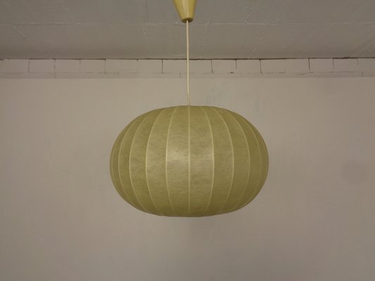 Large Cocoon Pendant Lamp, Italy, 1960s-RDW-1824308