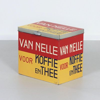 Large Coffee and Tea Tin by Jac Jongert for the Van Nelle Factory, 1933-ZT-2024084