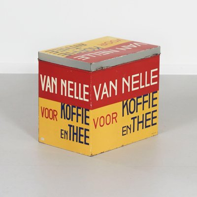 Large Coffee and Tea Tin by Jac Jongert for the Van Nelle Factory, 1933-ZT-2024084