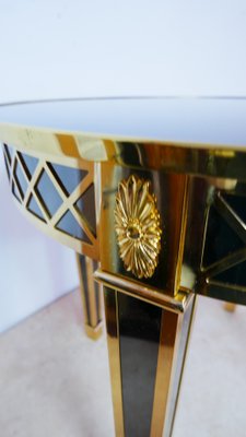 Large Coffee Table, Glass & Brass by Gianni Versace, Italy-KK-1107628