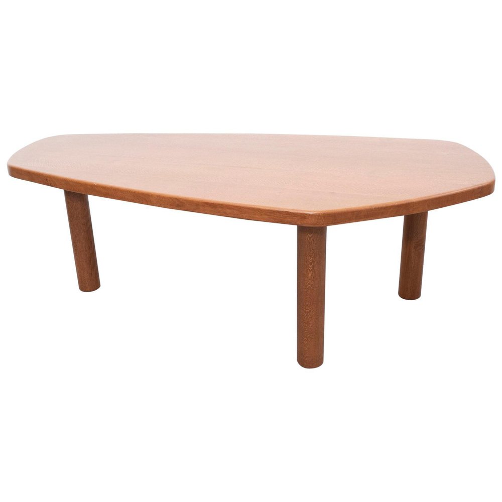 Large Contemporary Freeform Oak Dining Table by Dada Est.