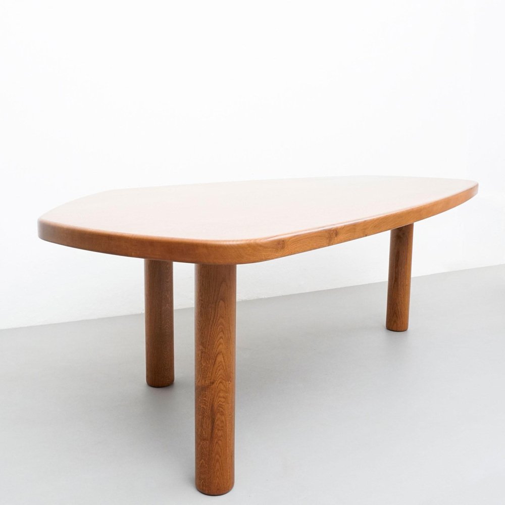 Large Contemporary Freeform Oak Dining Table by Dada Est.