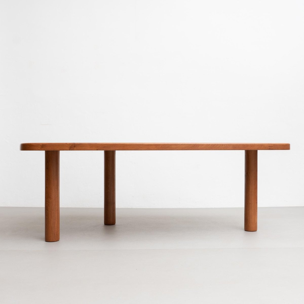 Large Contemporary Oak Freeform Dining Table