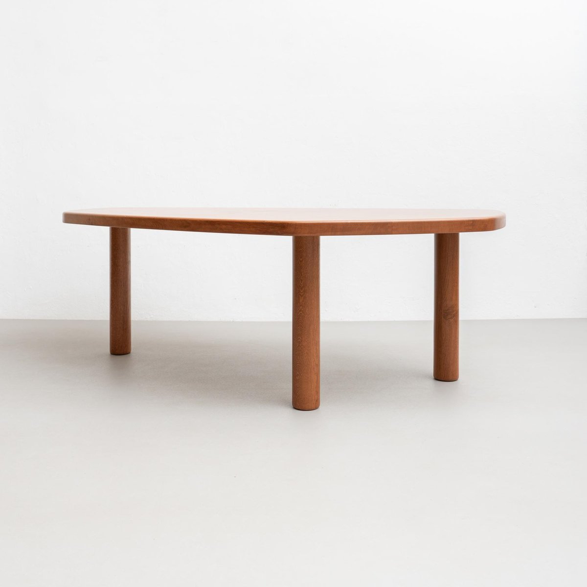 Large Contemporary Oak Freeform Dining Table