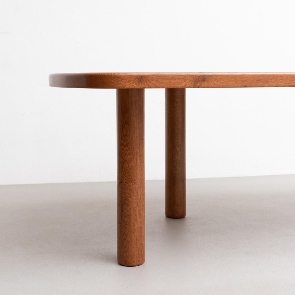 Large Contemporary Oak Freeform Dining Table