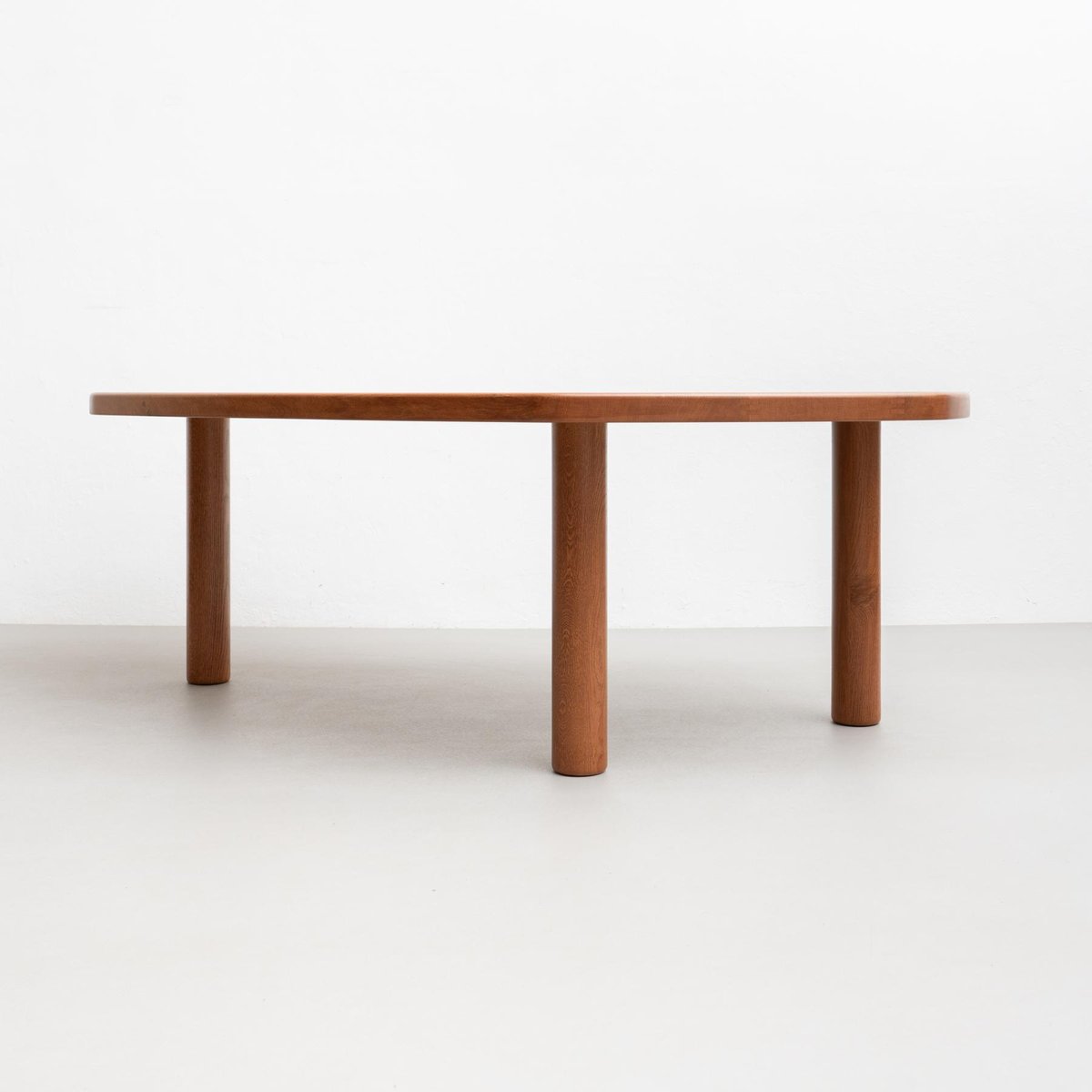 Large Contemporary Oak Freeform Dining Table