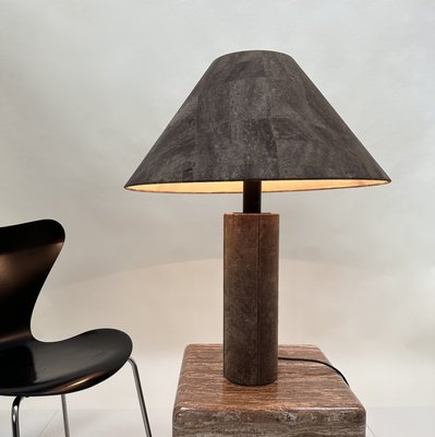 Large Cork Table Lamp by Ingo Maurer for Design M, 1970s-JP-2035836