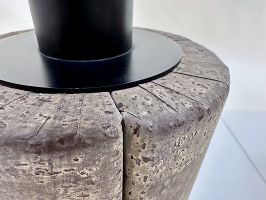 Large Cork Table Lamp by Ingo Maurer for Design M, 1970s-JP-2035836