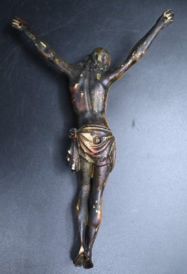 Large Corpus Christi Crucifix in Bronze, 17th-18th Century-RIK-1764086