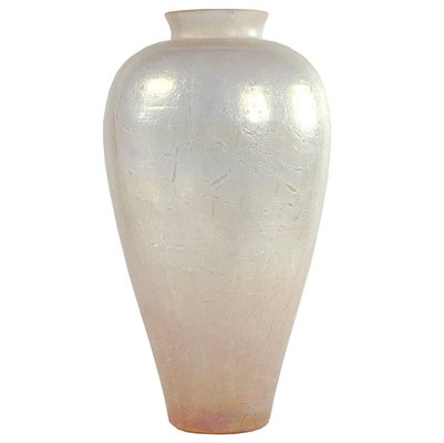 Large Crackle Glass Vase, 1990s-GIW-1756610