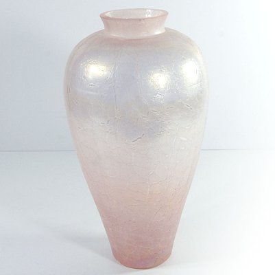 Large Crackle Glass Vase, 1990s-GIW-1756610