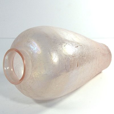 Large Crackle Glass Vase, 1990s-GIW-1756610