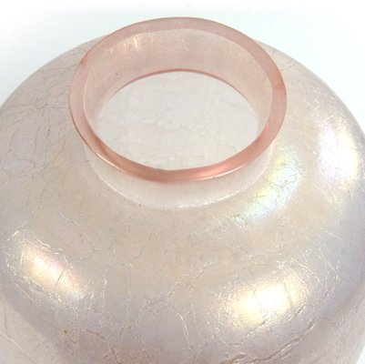 Large Crackle Glass Vase, 1990s-GIW-1756610